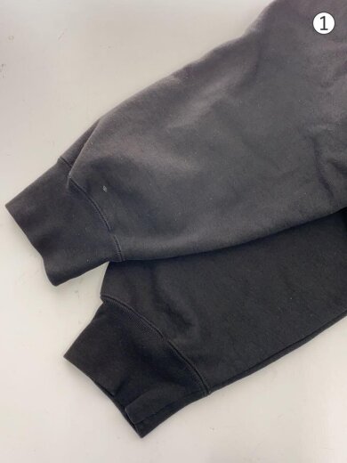 商品画像：ジップパーカー/L/コットン/BLK/無地 6