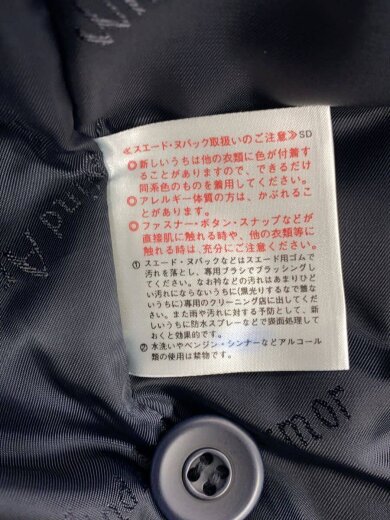 商品画像：レザージャケット・ブルゾン/LL/牛革/BLK/無地 4