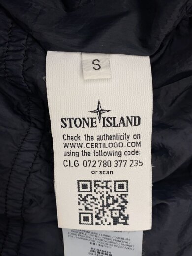 画像：STONE ISLANDGarment Dyed Hooded Down Jacket/S/ナイロン/NVY/611545424//4