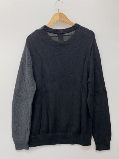商品画像：ニット・セーター(厚手)/L/コットン/BLK/無地// 2