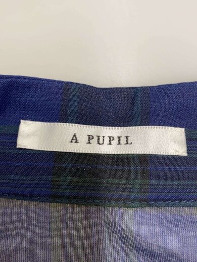 商品画像：長袖ワンピース/M/ポリエステル/NVY/チェック/maxi dr-plaid// 3