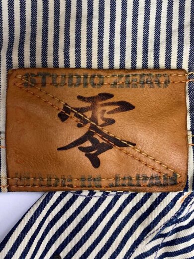 商品画像：STUDIO ZERO/カバーオール/40/コットン/WHT/ストライプ 3
