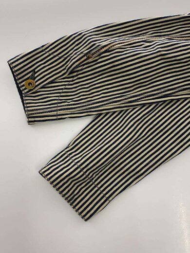 商品画像：STUDIO ZERO/カバーオール/40/コットン/WHT/ストライプ 5