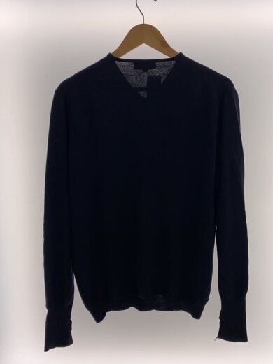 商品画像：ニット・セーター(薄手)/50/ウール/BLK/無地/0017/DA27/推定90s～00s// 2