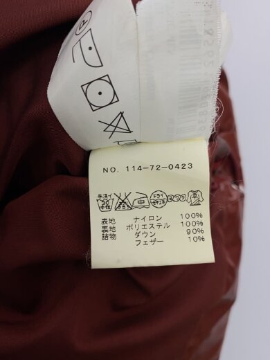 商品画像：ダウンベスト/M/ナイロン/BRW/無地/114-72-0423 4
