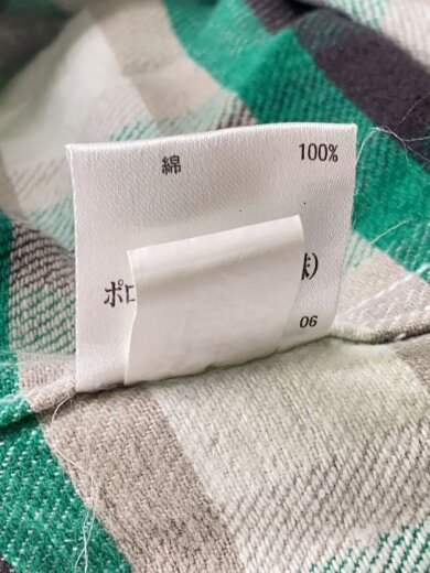 商品画像：ネルシャツ/L/コットン/GRN/チェック 4