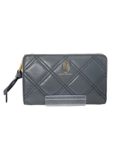 商品画像：2つ折り財布/レザー/GRY/無地/レディース/05T-00840812 1