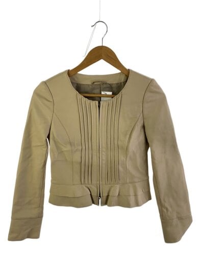 商品画像：レザージャケット・ブルゾン/36/羊革/BEG 1