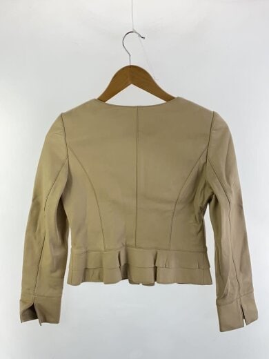 商品画像：レザージャケット・ブルゾン/36/羊革/BEG 2