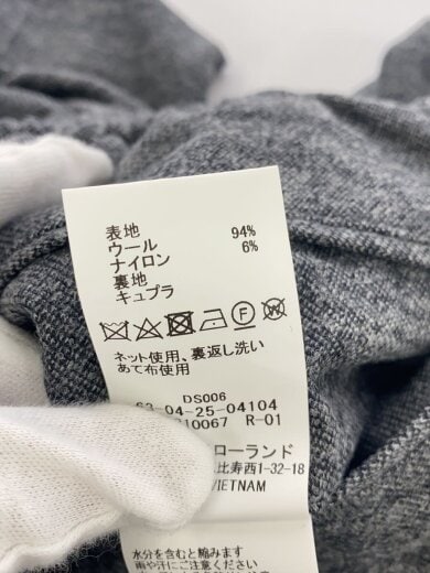 商品画像：スラックスパンツ/S/ウール/GRY/63-04-25-04104-HN 5