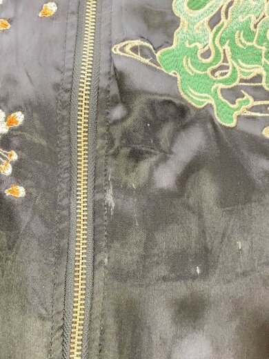 商品画像：スカジャン/XL/レーヨン/BLK/293085 6