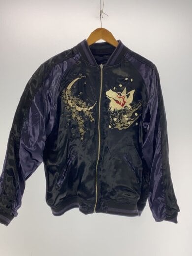 商品画像：スカジャン/XL/レーヨン/BLK/293085 7