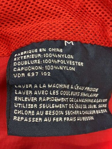 商品画像：ナイロンジャケット/M/ナイロン/RED 4