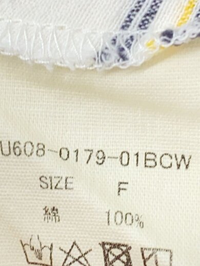 商品画像：半袖ブラウス/FREE/コットン/WHT/チェック/U608-0179-01BCW 4