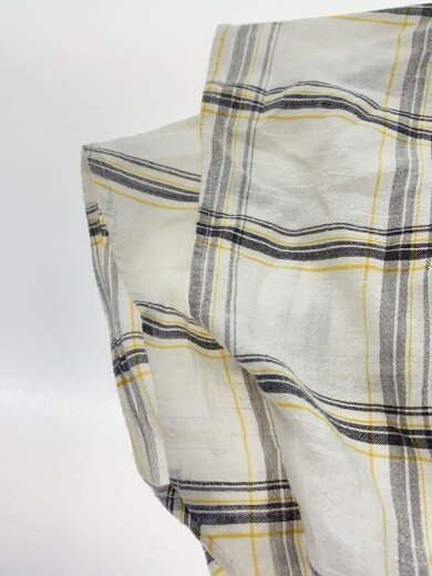 商品画像：半袖ブラウス/FREE/コットン/WHT/チェック/U608-0179-01BCW 5