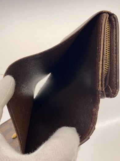 商品画像：2つ折り財布/PVC/BRW/レディース/N61730 6