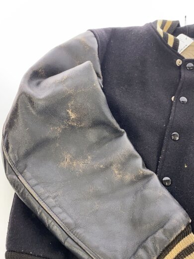 商品画像：スタジャン/S/ウール/BLK/無地 7