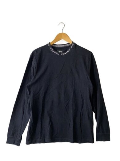 商品画像：長袖Tシャツ/S/コットン/BLK/1140101// 1