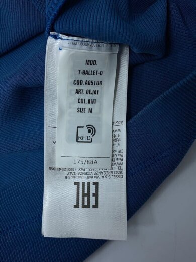 商品画像：トップス/M/コットン/BLU/無地/A05106 5