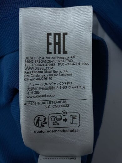 商品画像：トップス/M/コットン/BLU/無地/A05106 7