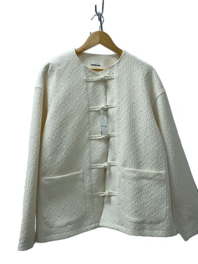 商品画像：ST/PE JQD CHINA JKT/ジャケット/M/ポリエステル/ホワイト/8325-186-1438 1