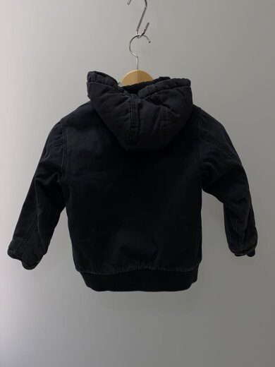 画像：Carharttアクティブジャケット/ダック/4-5y/コットン/ブラック/黒/2