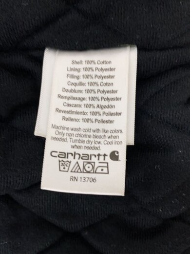 画像：Carharttアクティブジャケット/ダック/4-5y/コットン/ブラック/黒/5
