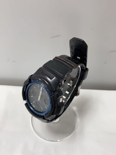 商品画像：腕時計/デジタル/ラバー/BLK/BLK/AWG M100A// 2