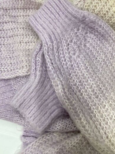 商品画像：グラデーションニットカーディガン(厚手)/one/ナイロン/クリーム/無地/LWND224114 6