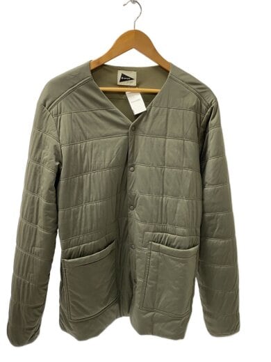 商品画像：ダウンジャケット/XL/ポリエステル/KHK/無地/bw-sw-18au001 1