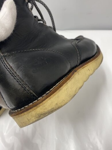 商品画像：レースアップブーツ/UK8/BLK/レザー/HH8100 8