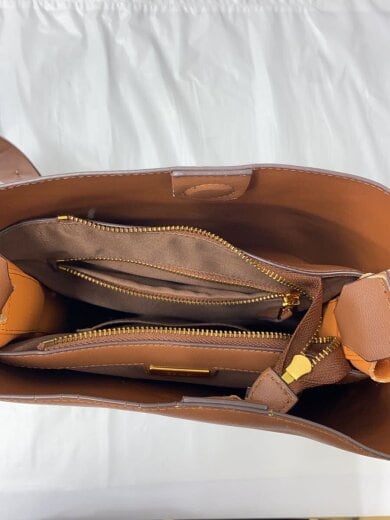 商品画像：ショルダーバッグ/レザー/BRWブラウン茶色 6