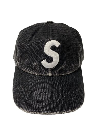 商品画像：S Logo 6 panel cap//コットン/BLKブラック黒/メンズ 1