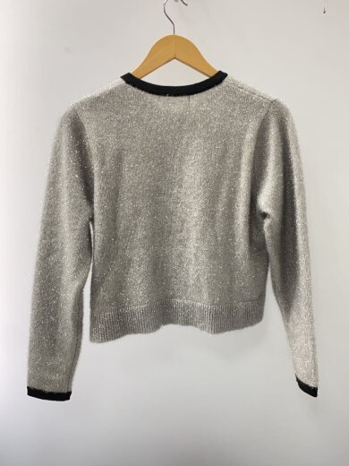 商品画像：ラメ/カーディガン(薄手)/38/ポリエステル/GRY/グレー/無地/33457870 2