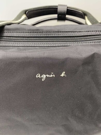 商品画像：2WAY/ショルダー付きボストンバッグ/ナイロン/黒/ブラック/無地 4