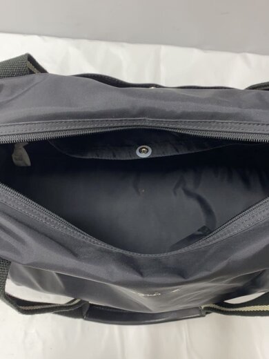 商品画像：2WAY/ショルダー付きボストンバッグ/ナイロン/黒/ブラック/無地 5