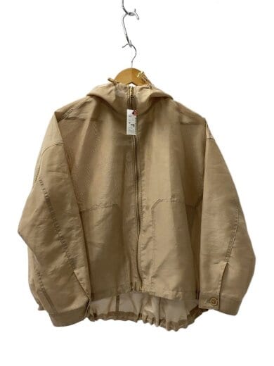 商品画像：24SS/ミルキーシアーボリュームブルゾン/36/ポリエステル/茶/24-011-240-1061-2-0 1