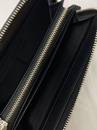 商品画像：NEWレザーリップルシリーズ/長財布/牛革/BLK/ブラック/無地/メンズ/G87-01370 4