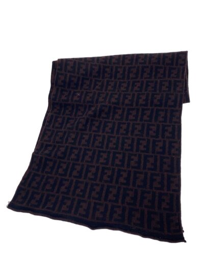 商品画像：フェンディ/マフラー/ズッカ/ウール/ブラウン 1