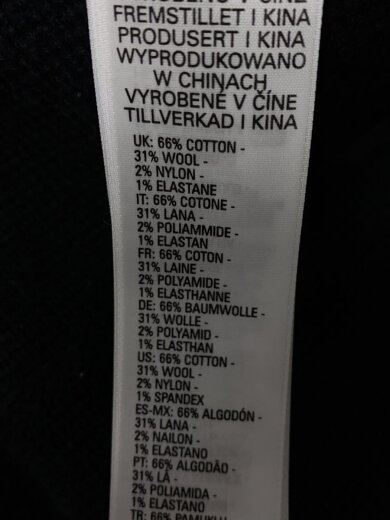 画像：DIESELニット/トラッカー/ジャケット/XL/コットン/BLK/ブラック/無地//5