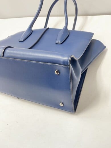 商品画像：ホリー/ミディアム/トートバッグ/レザー/ネイビー/紺色/無地 9