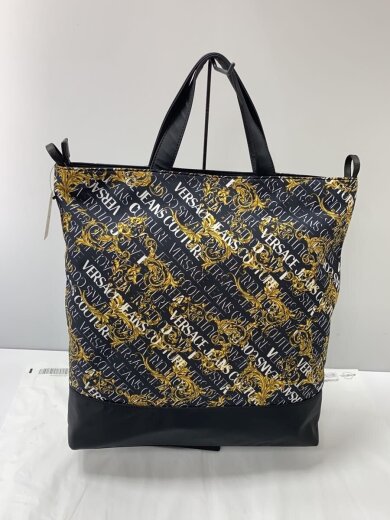 商品画像：トートバッグ/ショルダー紐欠品/ポリエステル/YLWイエロー黄色/総柄/73ya4bf2 2