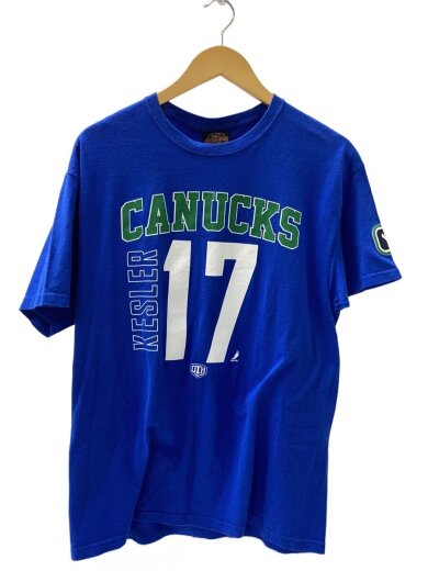 商品画像：OldTimeHockeyNHL by VancouverCanucks/Tシャツ/L/コットン/BLUブルー 1