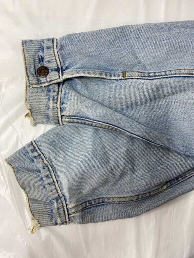 商品画像：AND TEAM/Gジャン/L/デニム/インディゴ無地/70503/リメイク/バラ刺繍 6