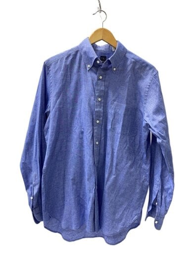 商品画像：オックスフォードボタンダウンシャツ/--/コットン/青/ブルー/21-11-0202-563 1