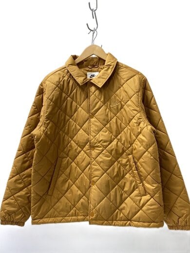 商品画像：キルティングジャケット/L/ポリエステル/キャメル/無地/FZ0635-224 1