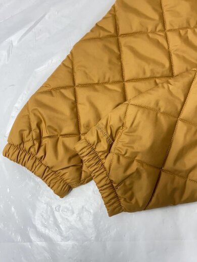 商品画像：キルティングジャケット/L/ポリエステル/キャメル/無地/FZ0635-224 6
