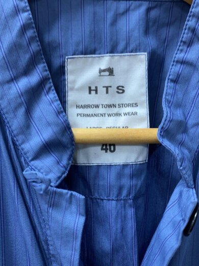 商品画像：長袖シャツ/L/--/BLU/ブルー/ストライプ 3