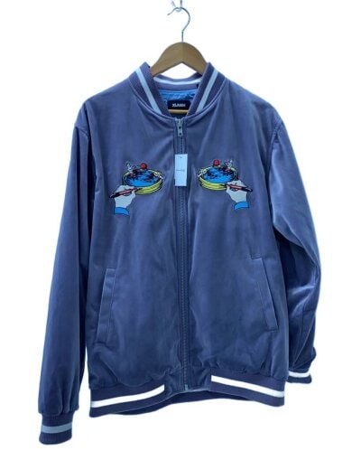 商品画像：刺繍/スカジャン/ブルゾン/L/ポリエステル/PUP/パープル/01201505 1