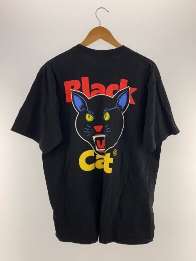 商品画像：Black cat tee/Tシャツ/XL/コットン/BLK/無地 2